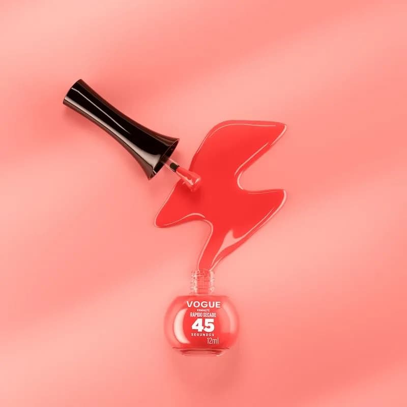 Esmalte Vogue Rápido Secado Rojo Antojo