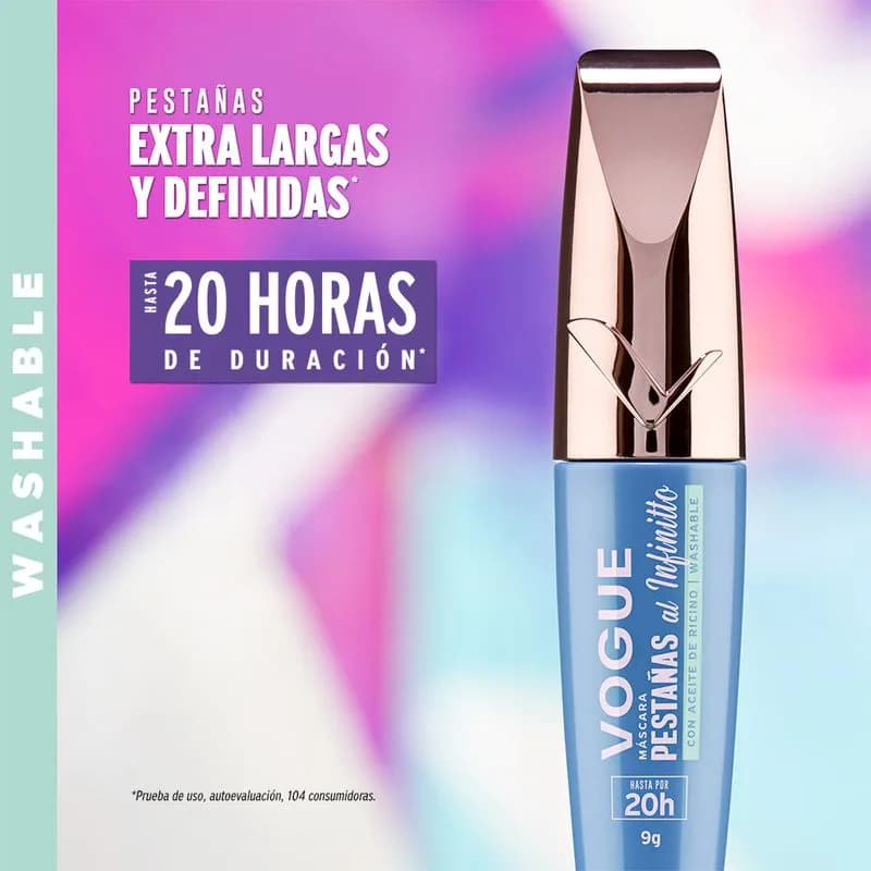 Máscara de Pestañas Vogue Pestañas al Infinitto WSH