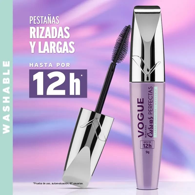 Máscara de Pestañas Vogue Curvas Perfectas WSH