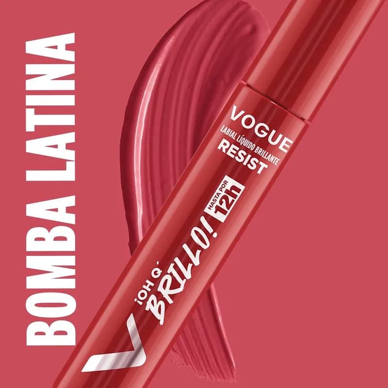 Brillo Labial Resist ¡Oh Q' brillo! Tono Bomba Latina