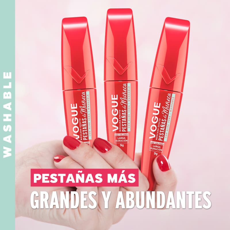 Mascara De Pestañas Vogue Efect Pestañas Muñeca Wsh x 9grs.