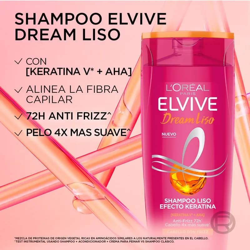 Shampoo Elvive Dream Liso 400ml