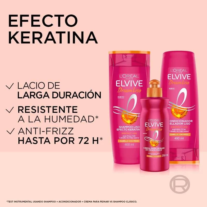 Shampoo Elvive Dream Liso 400ml