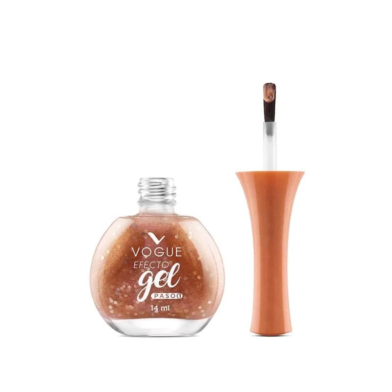 Esmalte Vogue Efecto Gel Brillo Destellos