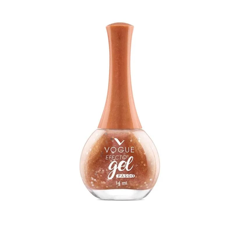 Esmalte Vogue Efecto Gel Brillo Destellos
