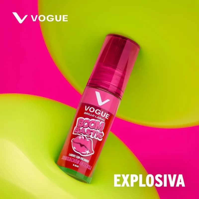 Brillo Labial Vogue Boombastic Tono Explosiva