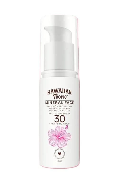 Hawaiian Tropic Mineral Face SPF30 Loción x 50 ml.