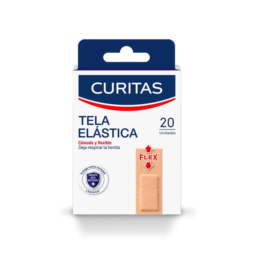 Apósito Adhesivo Curitas Tela Elástica x20un