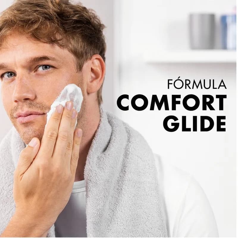 GILLETTE Espuma de Afeitar Foamy Mentol x 179ml.