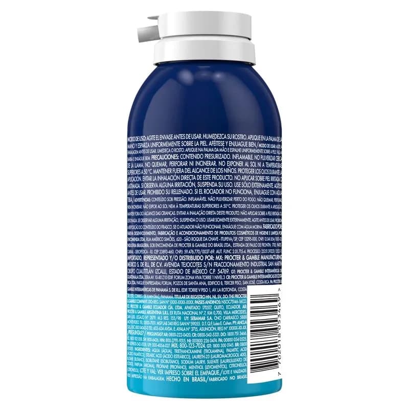 GILLETTE Espuma de Afeitar Foamy Mentol x 179ml.