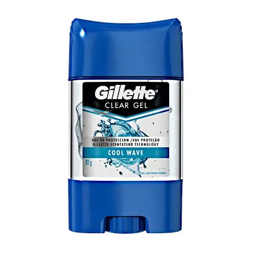 Desodorante En Barra Gillette Clear Gel Coolwave x82gr