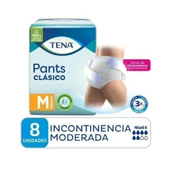 Pants Clásico Pañal Mediano x 8uni.