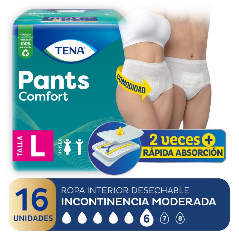 TENA Pants Clásico Large x 16 uni.