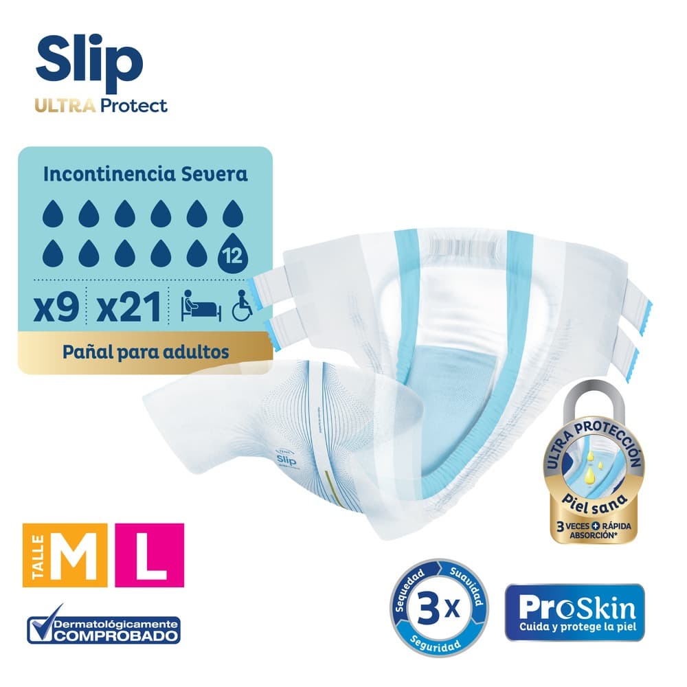 TENA Pañal Slip Ultra M x 21uni.