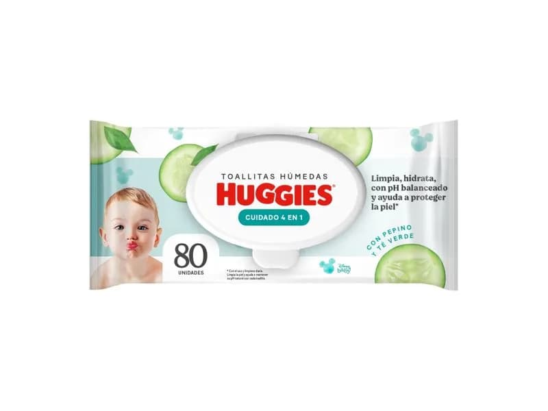 Toallitas Húmedas Huggies Refrescantes One Done x 80uni.