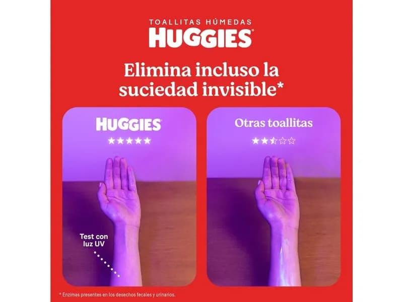 Toallitas Húmedas Huggies Refrescantes One Done x 80uni.