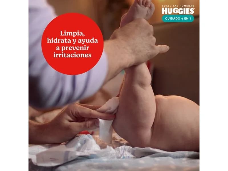Toallitas Húmedas Huggies Refrescantes One Done x 80uni.