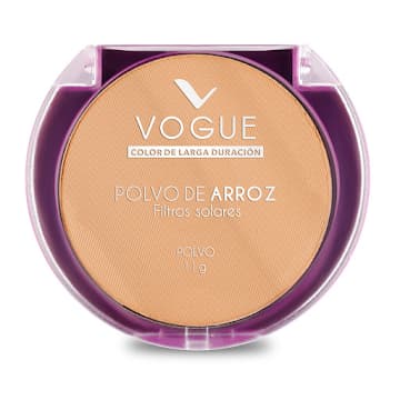 Polvo Vogue Arroz Con Filtros Solares Moka x 11grs.