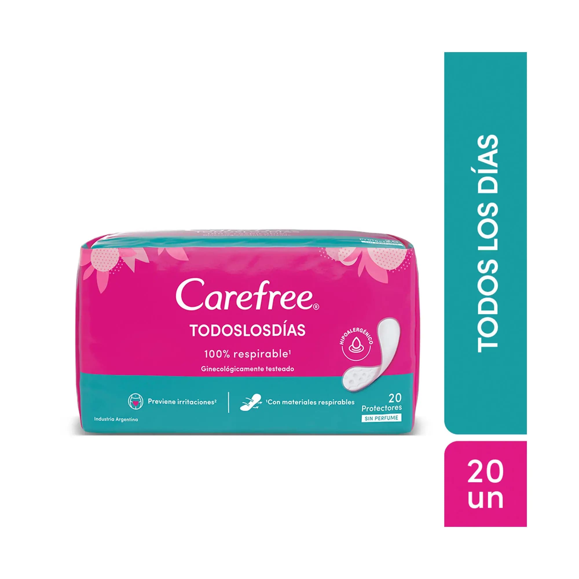 Protectores Diarios Carefree Todos Los Dias x20un