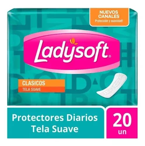 Protectores Diarios Ladysoft Clásicos x20un