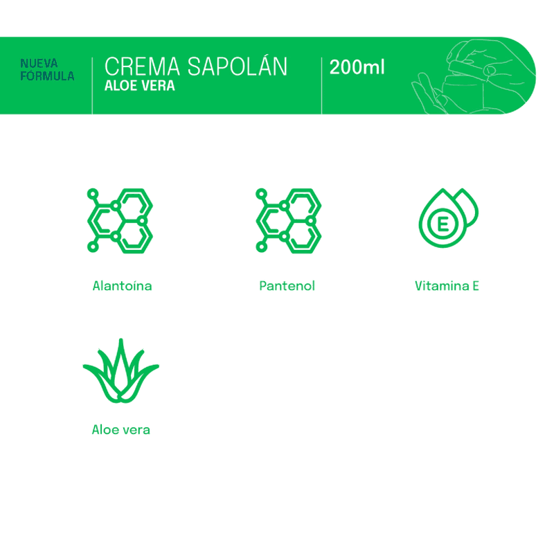 Ferrini Crema Sapolán Aloe Vera x 200ml.