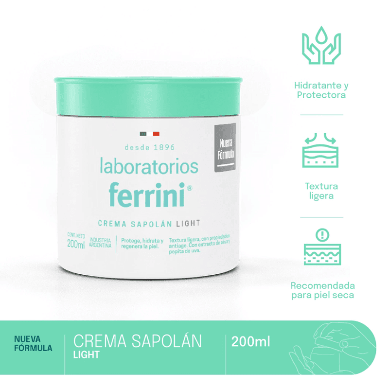 Ferrini Crema Sapolán Light x 200ml.