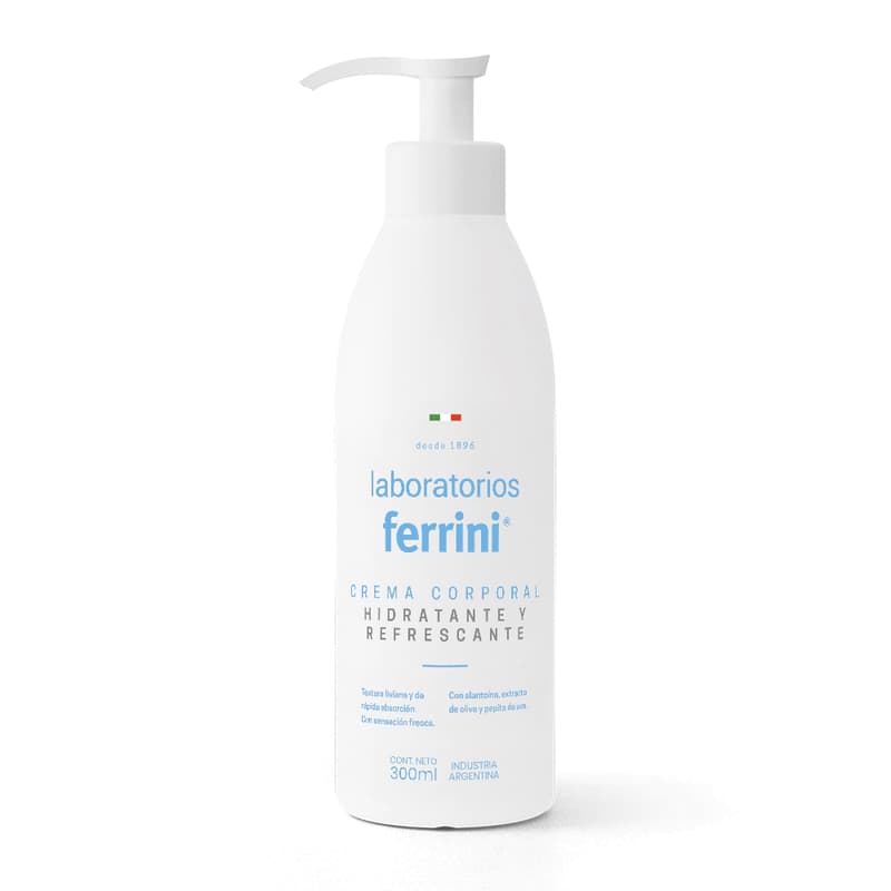 Ferrini Crema Corporal Hidratante Y Refrescante x 300ml.