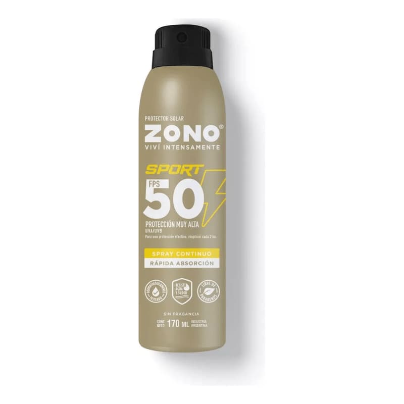Protector Solar Zono Sport Spray FPS 50+ 170ml