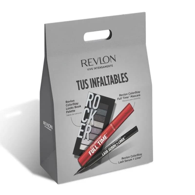 Kit Revlon Tus Infaltables Paleta de Sombras + Mascara + Delineador