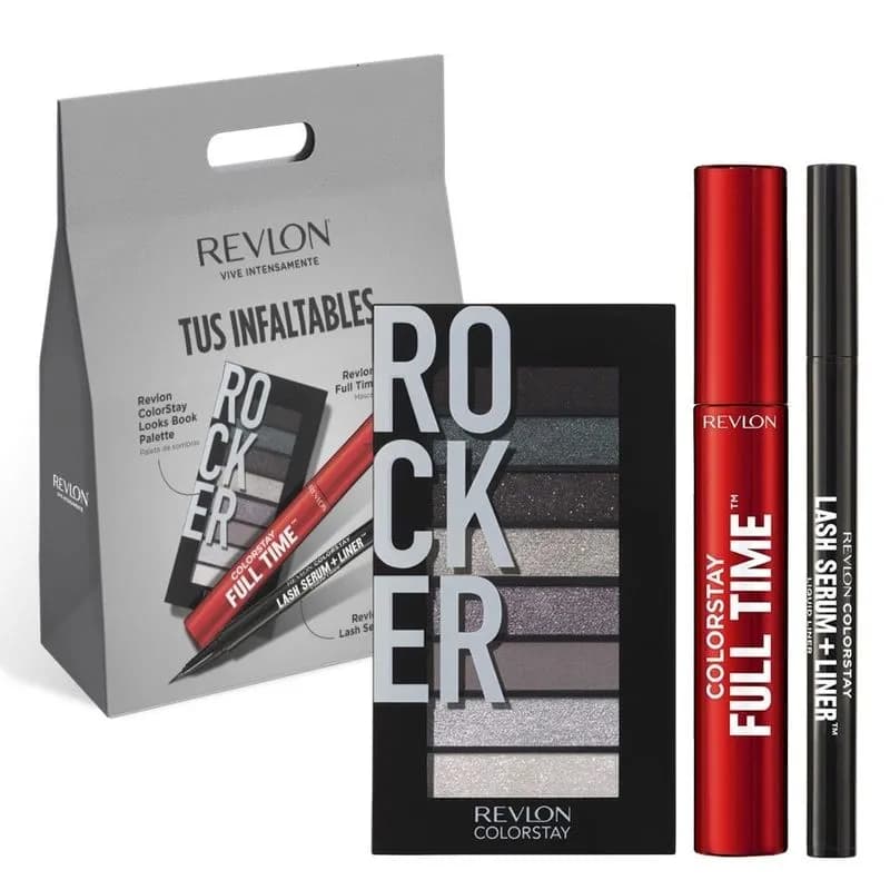 Kit Revlon Tus Infaltables Paleta de Sombras + Mascara + Delineador