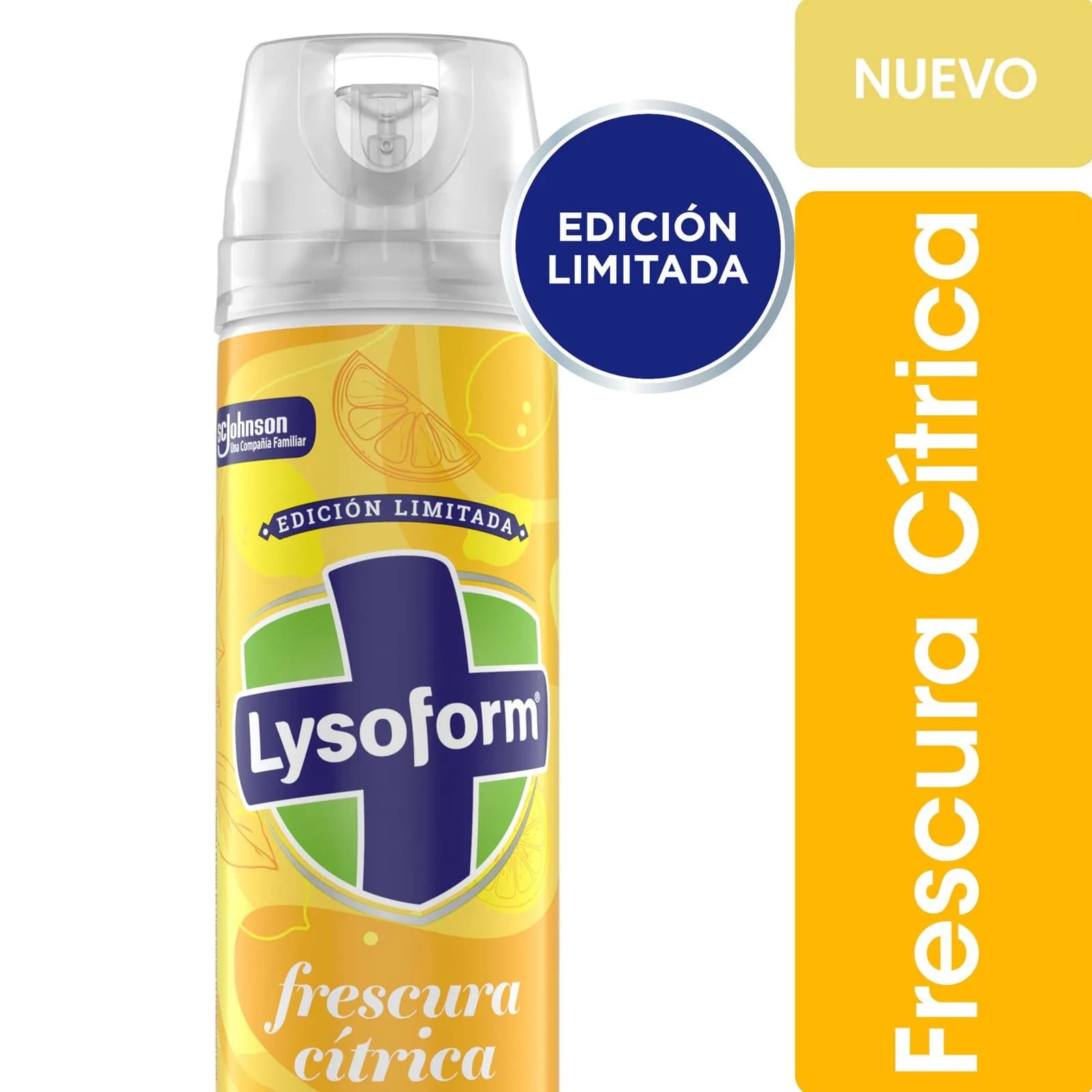 LYSOFORM Desinfectante en aerosol frescura cítrica x 360ml.