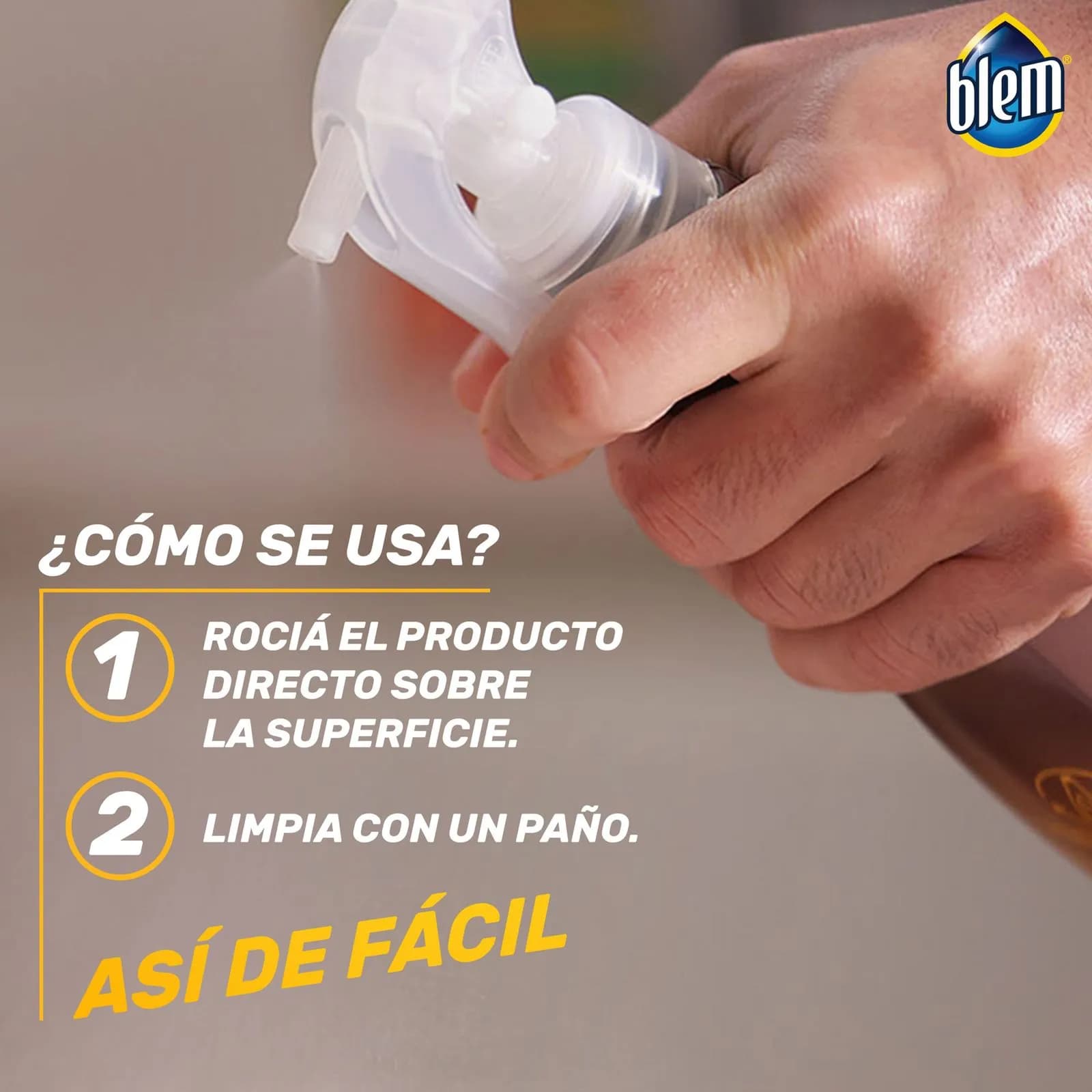 BLEM Limpieza multisuperficies Citrus Gatillo x 400ml.