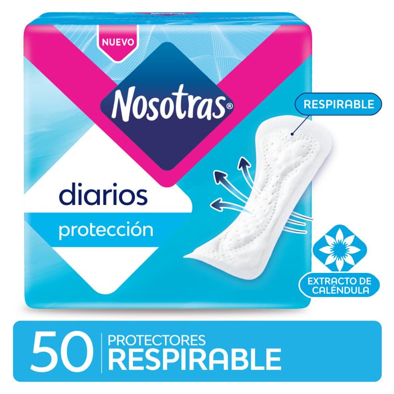 NOSOTRAS Protectores Diarios Respirables x 50uni.