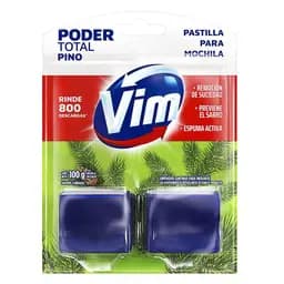 Pastillas Vim Poder Total Pino x100gr