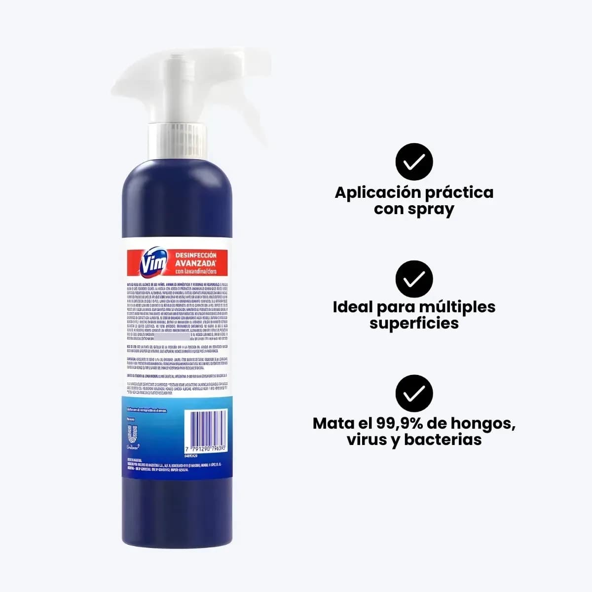 VIM Desinfectante avanzado Gatillo x 500ml.