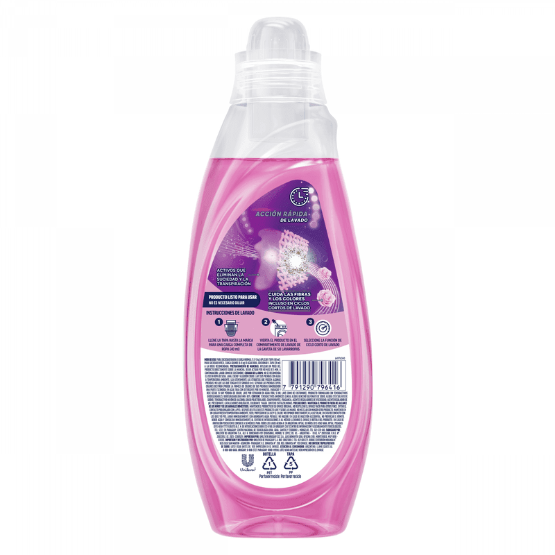 SKIPJabón Líquido Concentrado para Ciclo Corto Cuidado Activo Botella x 800ml.