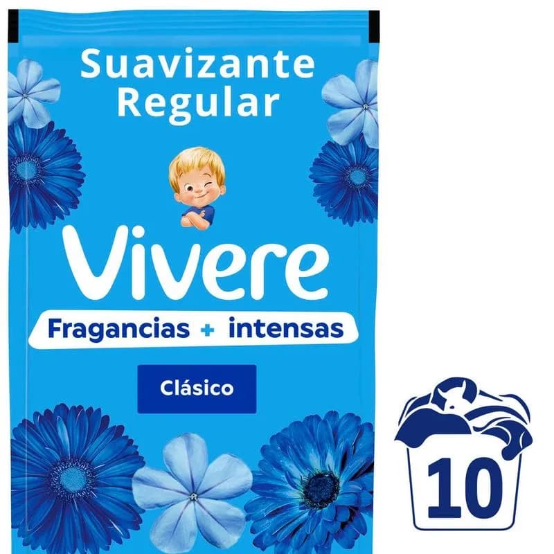 VIVERE Suavizante Para Ropa Clásico Doypack x 900ml.