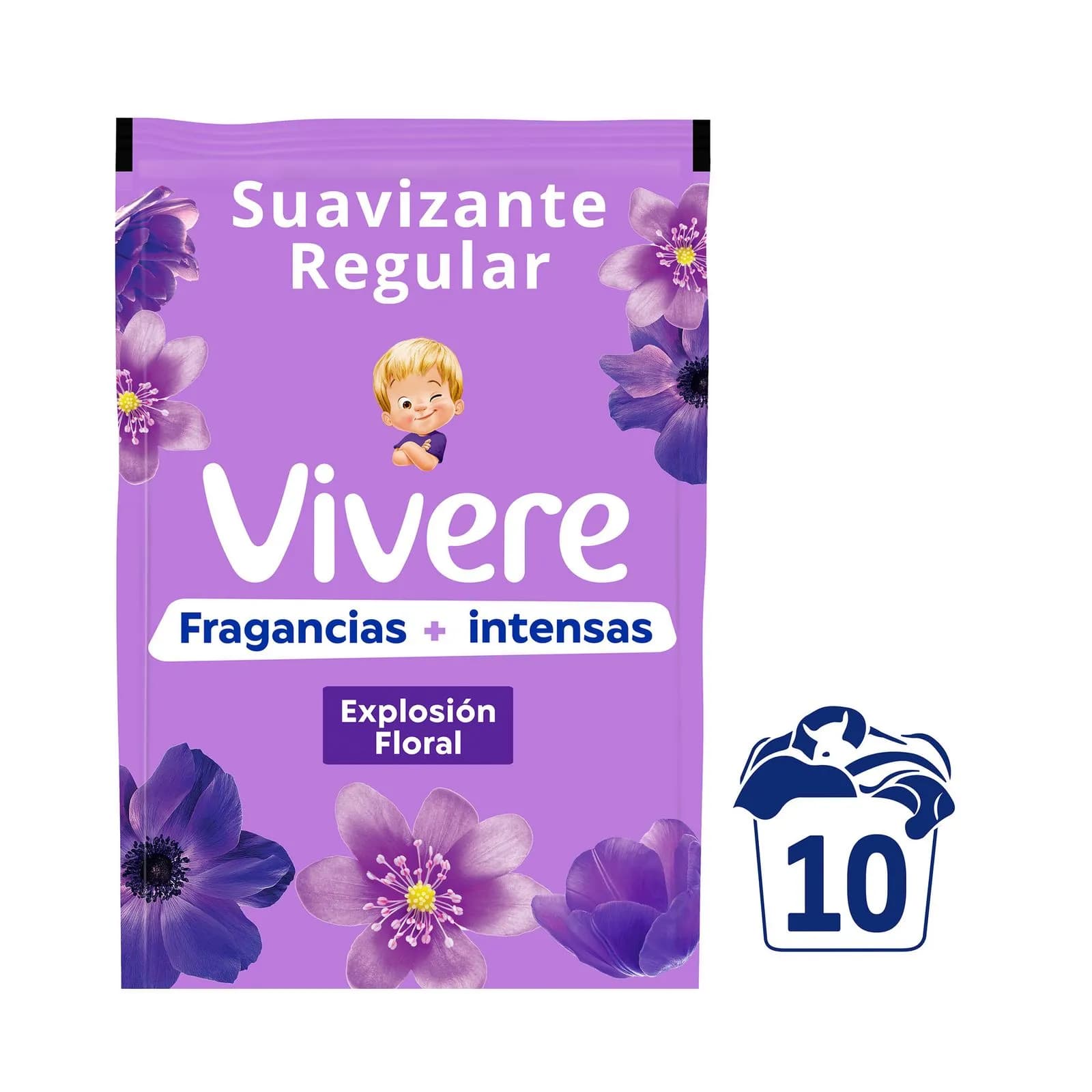 VIVERE Suavizante Fragancias + Intensas Floral doypack x 900ml.