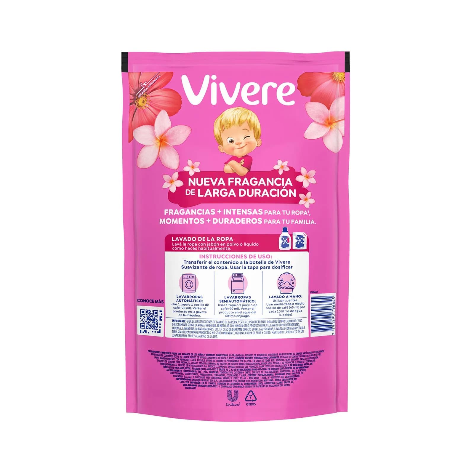 Suavizante Vivere eterna primavera x 900ml.