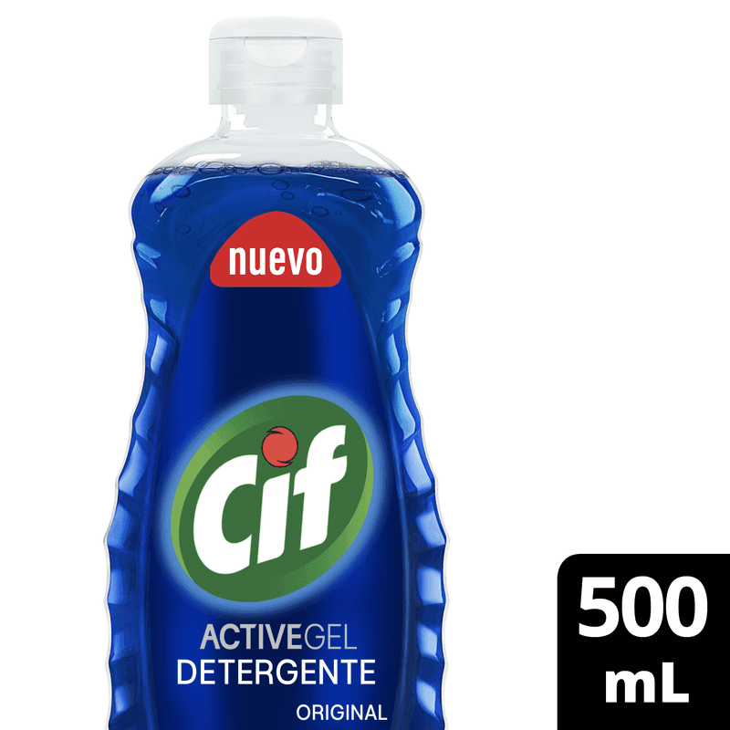 Detergente Concentrado Cif Active Gel Original x 500ml.