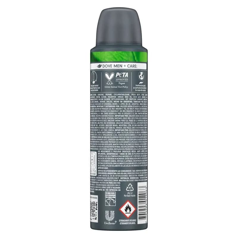 Desodorante Antitranspirante Men Care Fresh Dove x 150ml.