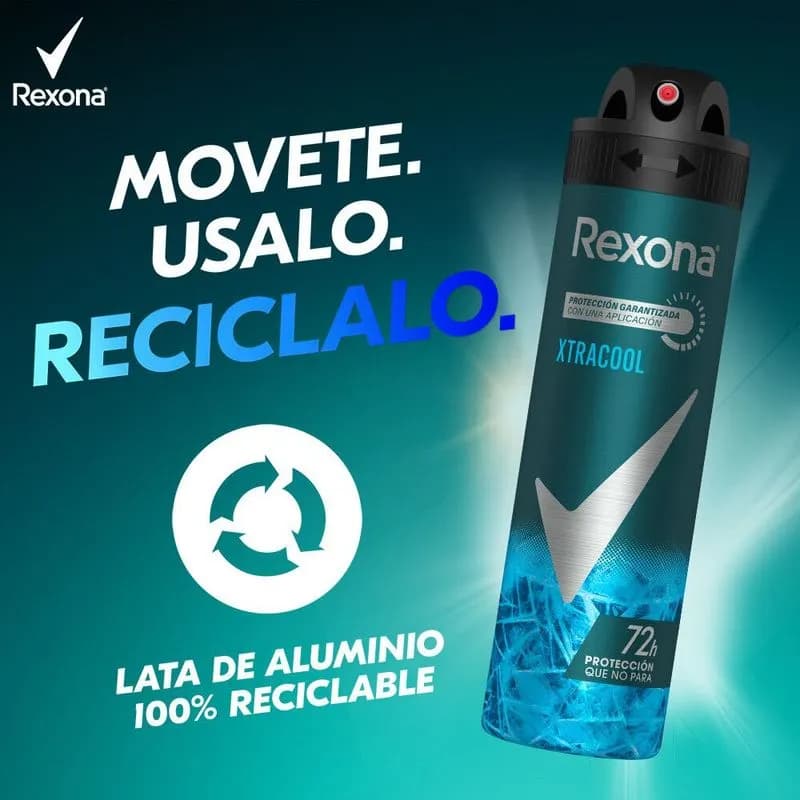 Desodorante Xtracool Rexona x 150ml.