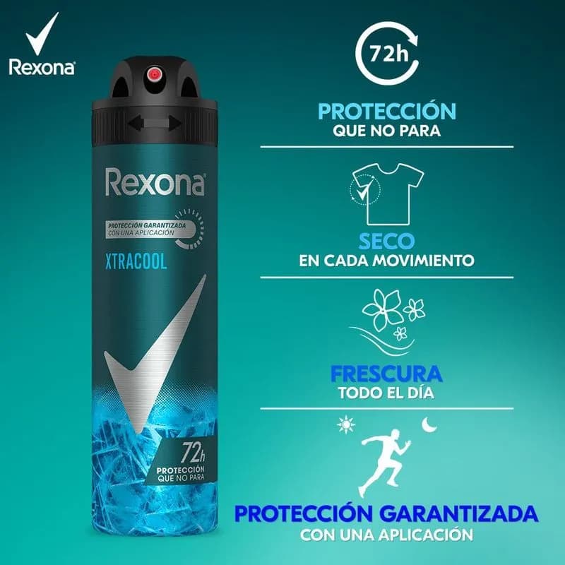 Desodorante Xtracool Rexona x 150ml.