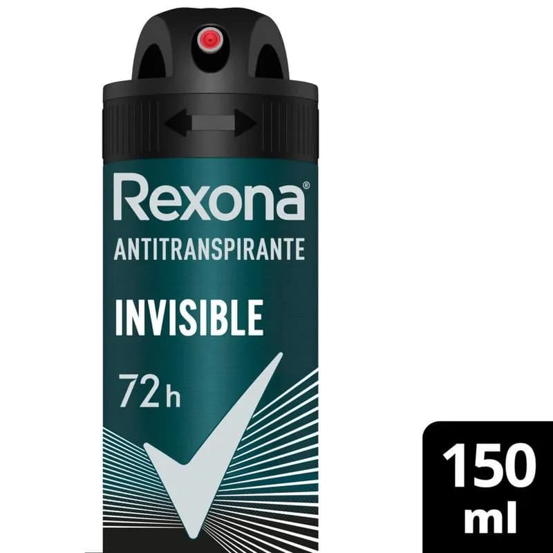 Desodorante Invisible Men Rexona x 150ml.