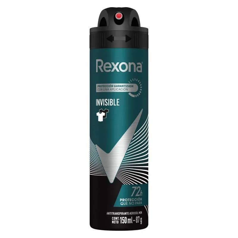 Desodorante Invisible Men Rexona x 150ml.