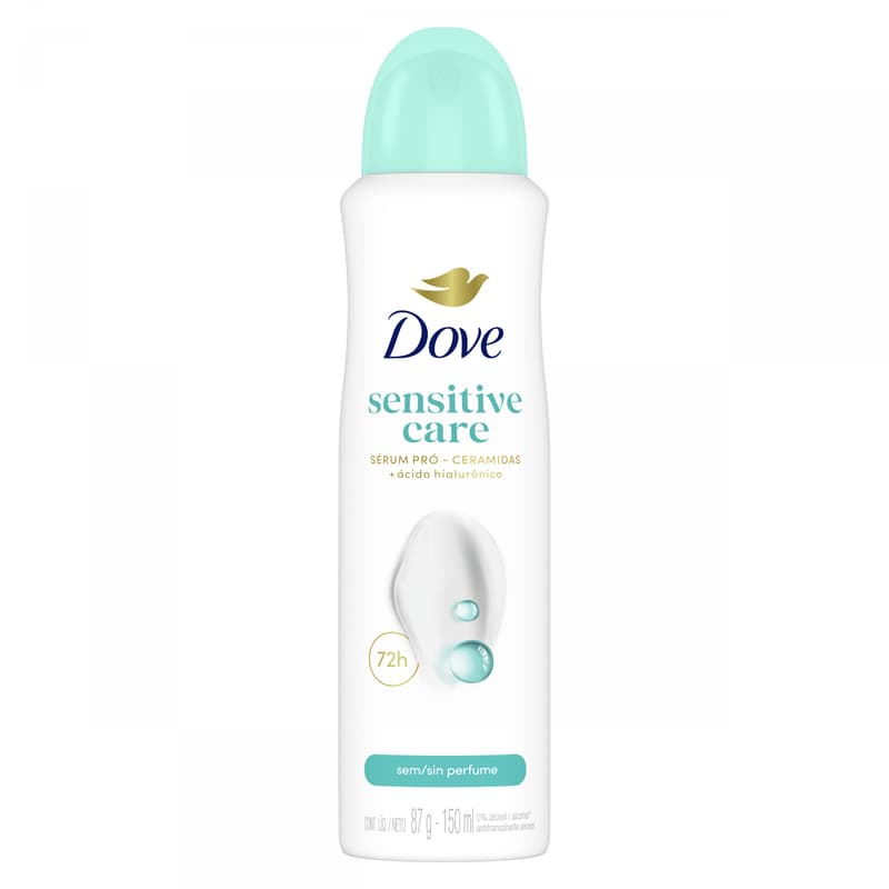 DOVE Antitranspirante Sensitive Care en Aerosol x 150ml.