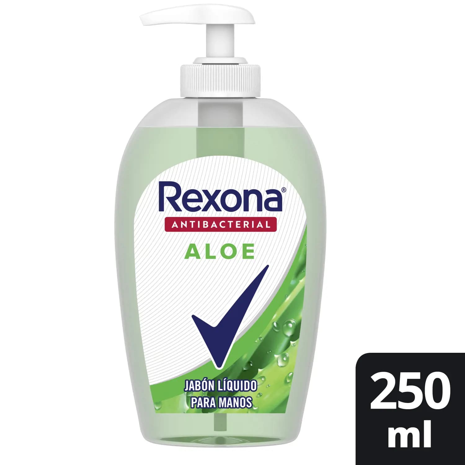 Jabón Liquido Antibacterial Rexona Aloe x250ml
