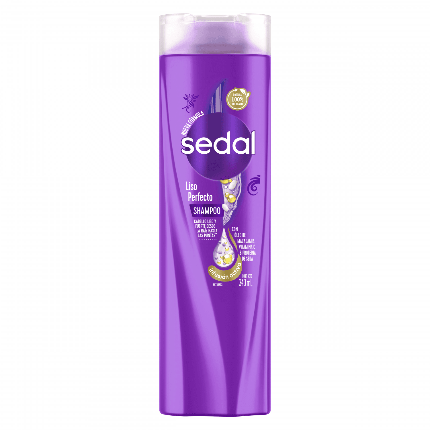 Shampoo Sedal Liso Perfecto x 340 ml