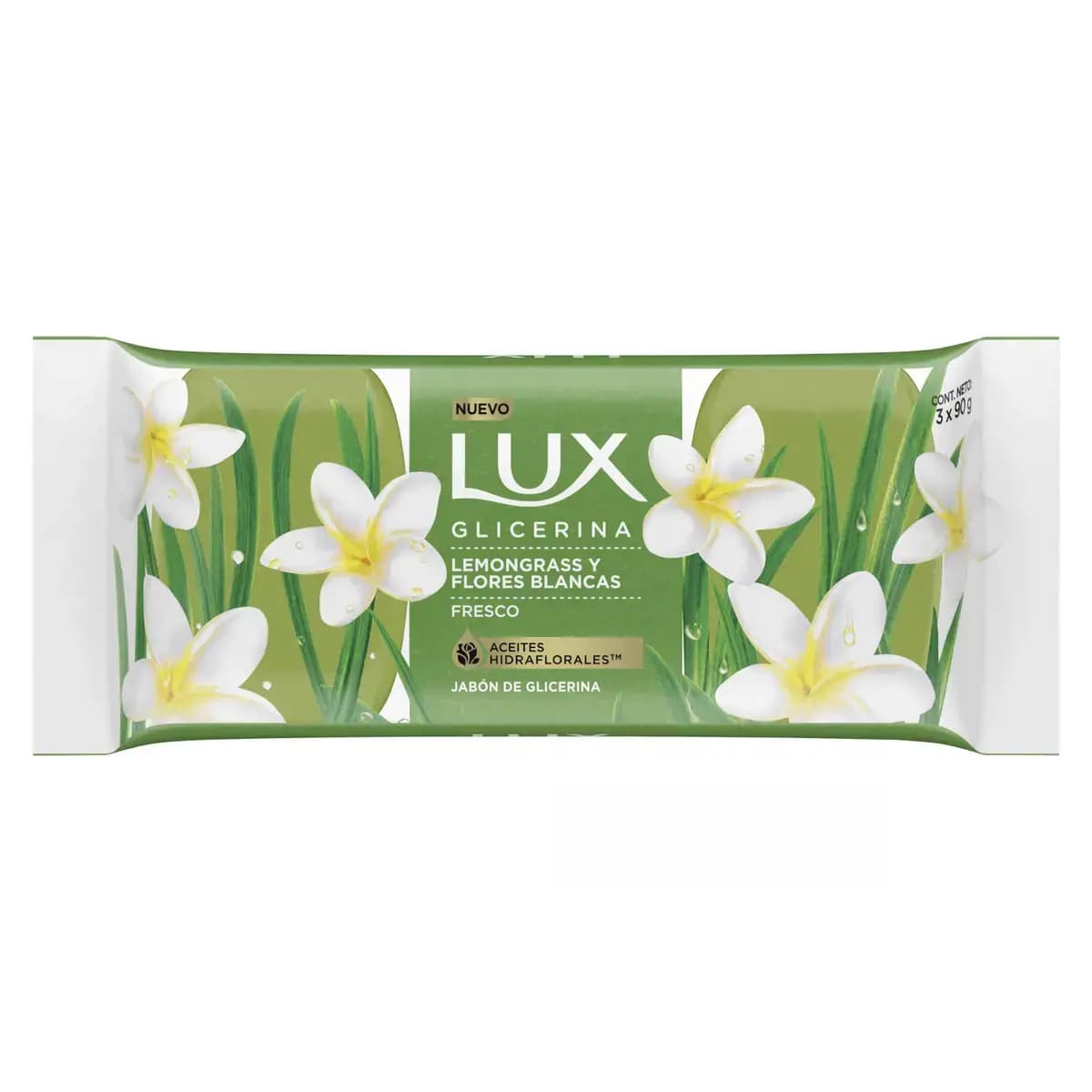 Jabon De Tocador Lux Lemon y Flores x 3 x90gr