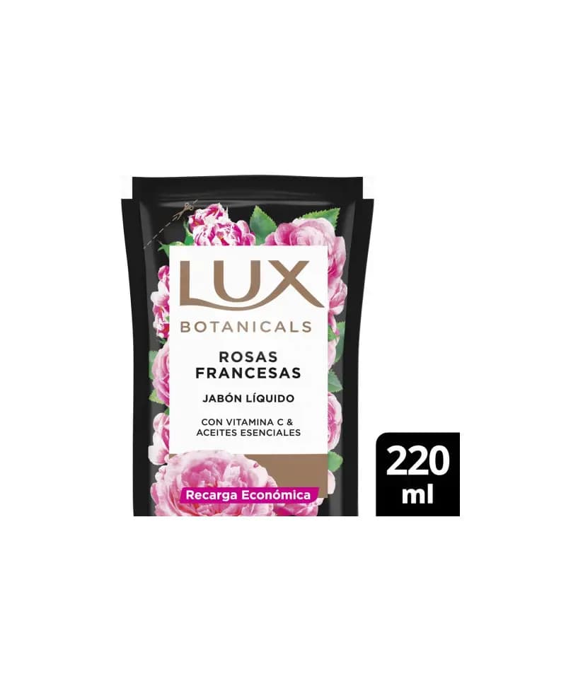 Jabon Liquido Lux Botan Rosas Francesas Refil x220ml